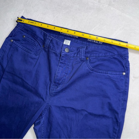 Croft & Barrow Natural Fit Stretch Bootcut Bright Blue Jeans Women’s Size 14 - Picture 3 of 7